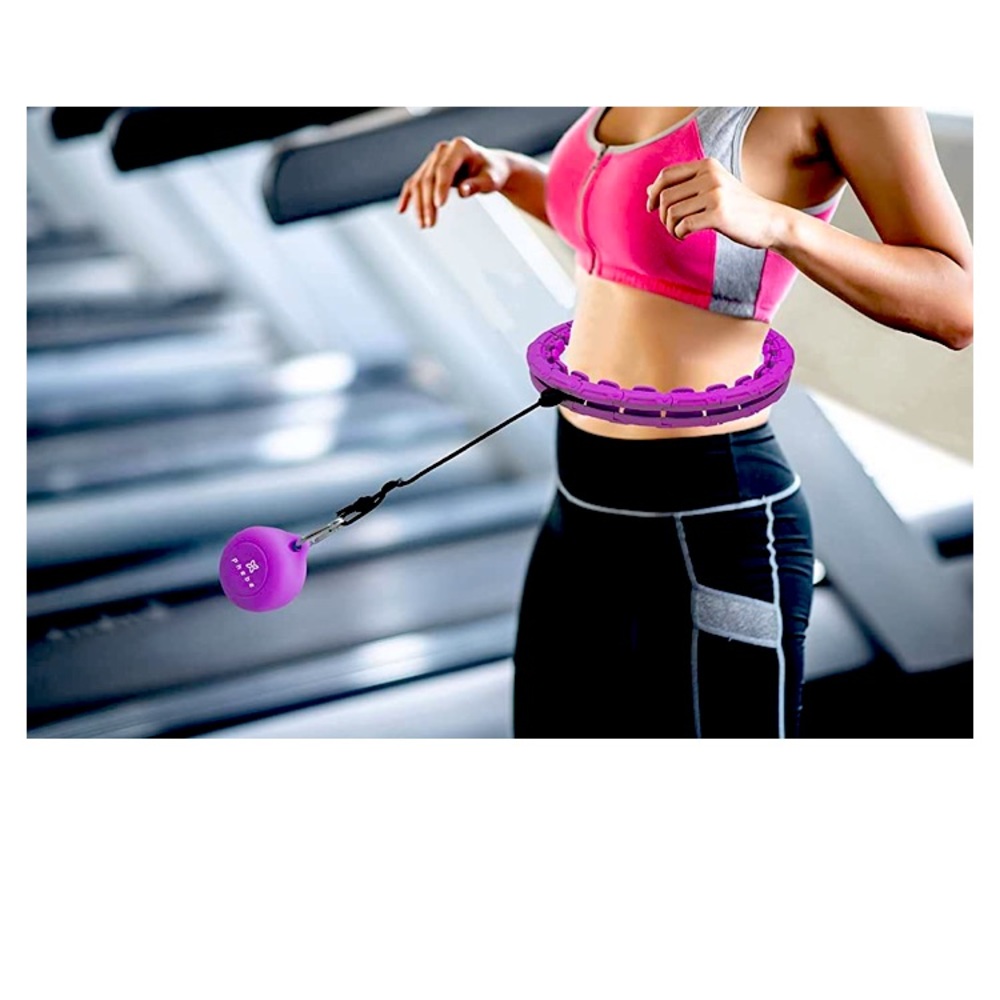 Hula hoop weighted exercise belt